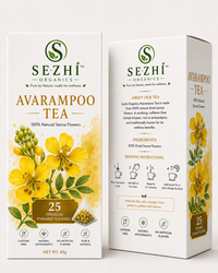 Sezhi Organics Avarampoo Herbal Tea | 100% Natural Dried Avarampoo Flowers