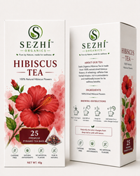 Sezhi Organics Hibiscus Herbal Tea | 100% Natural Dried Hibiscus Flowers