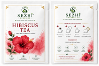 Sezhi Organics Hibiscus Herbal Tea | 100% Natural Dried Hibiscus Flowers